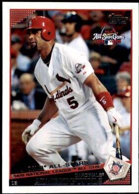 Albert Pujols #UH48 Baseball Cards 2009 Topps Updates & Highlights