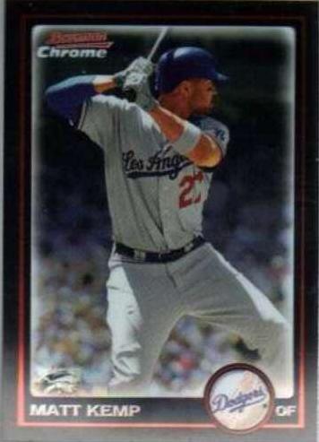 Matt Kemp #4 Baseball Cards 2010 Bowman Chrome