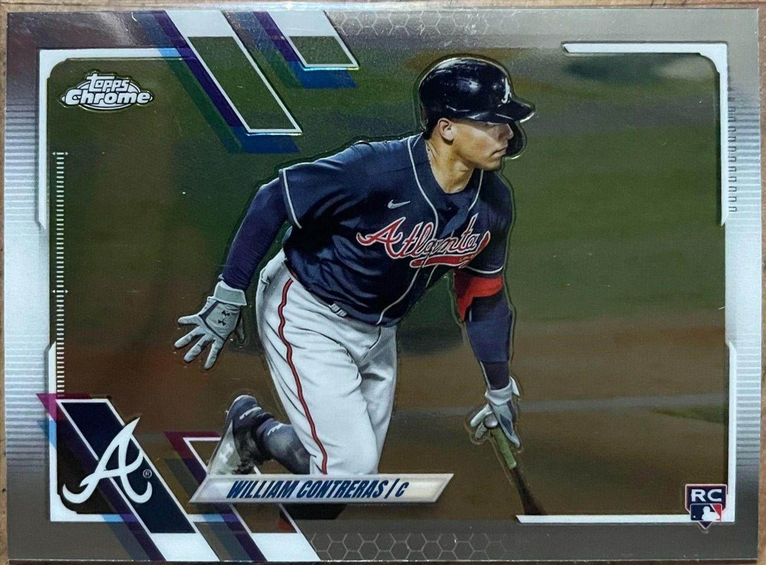 William Contreras #51 Baseball Cards 2021 Topps Chrome