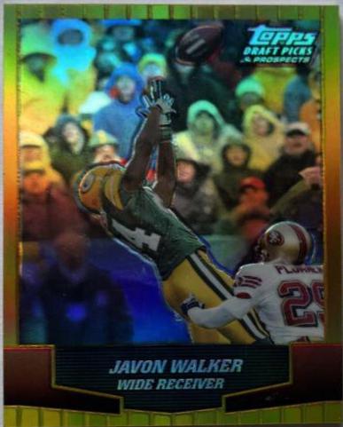 Javon Walker [Gold Chrome Refractor] #107