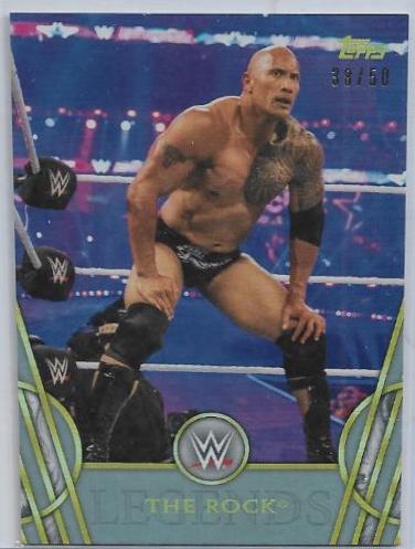 The Rock #67 Wrestling Cards 2018 Topps Legends of WWE