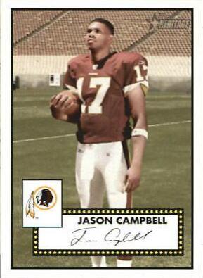 Jason Campbell #5 Football Cards 2006 Topps Heritage