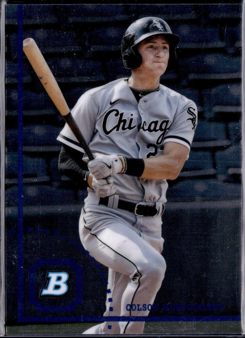 Colson Montgomery #BHPC-101 Baseball Cards 2022 Bowman Heritage Chrome Prospects