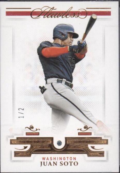 Juan Soto #8 Baseball Cards 2021 Panini Flawless