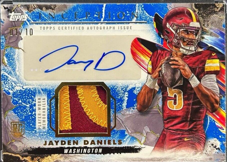 Jayden Daniels [Blue] #PPA-JD