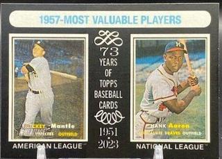 Hank Aaron / Mickey Mantle