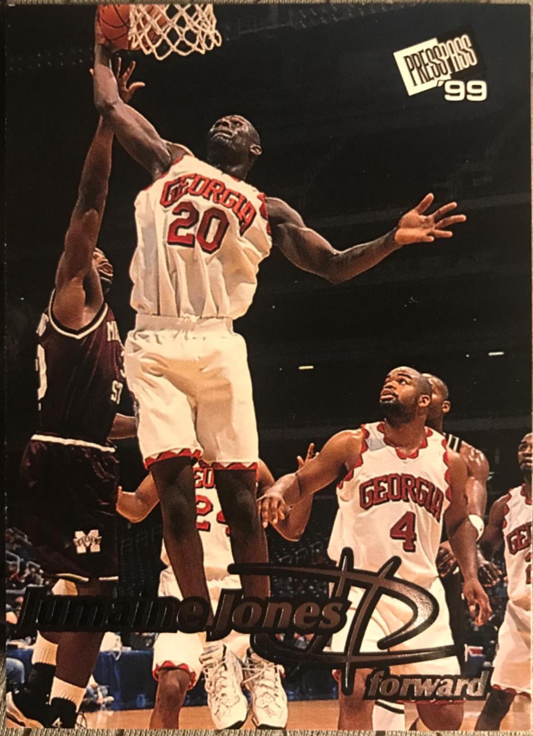 Jumaine Jones #21 Basketball Cards 1999 Press Pass