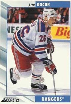 Joey Kocur #24 Hockey Cards 1992 Score