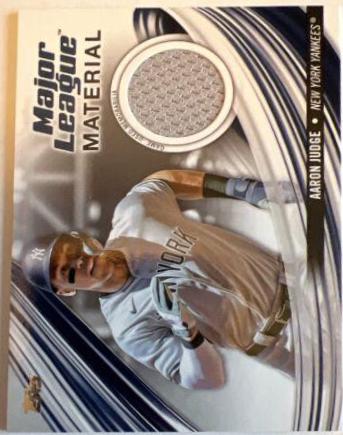 Aaron Judge #MLM-AJ Baseball Cards 2023 Topps Series 1 Major League Material Relics