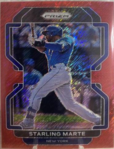 Starling Marte [Red Shimmer Prizm] #204