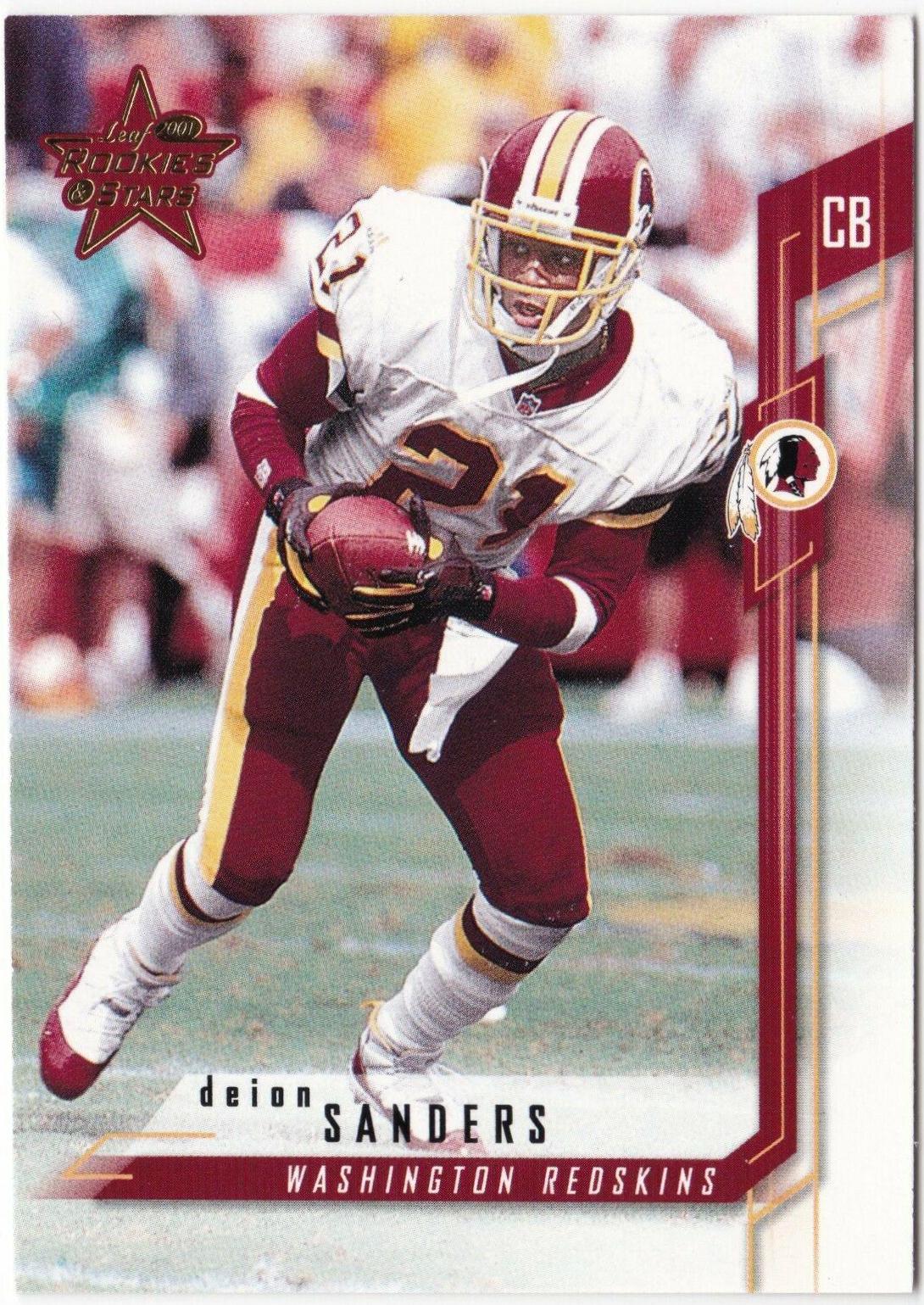 Deion Sanders #21 2001 Leaf Rookies & Stars Football