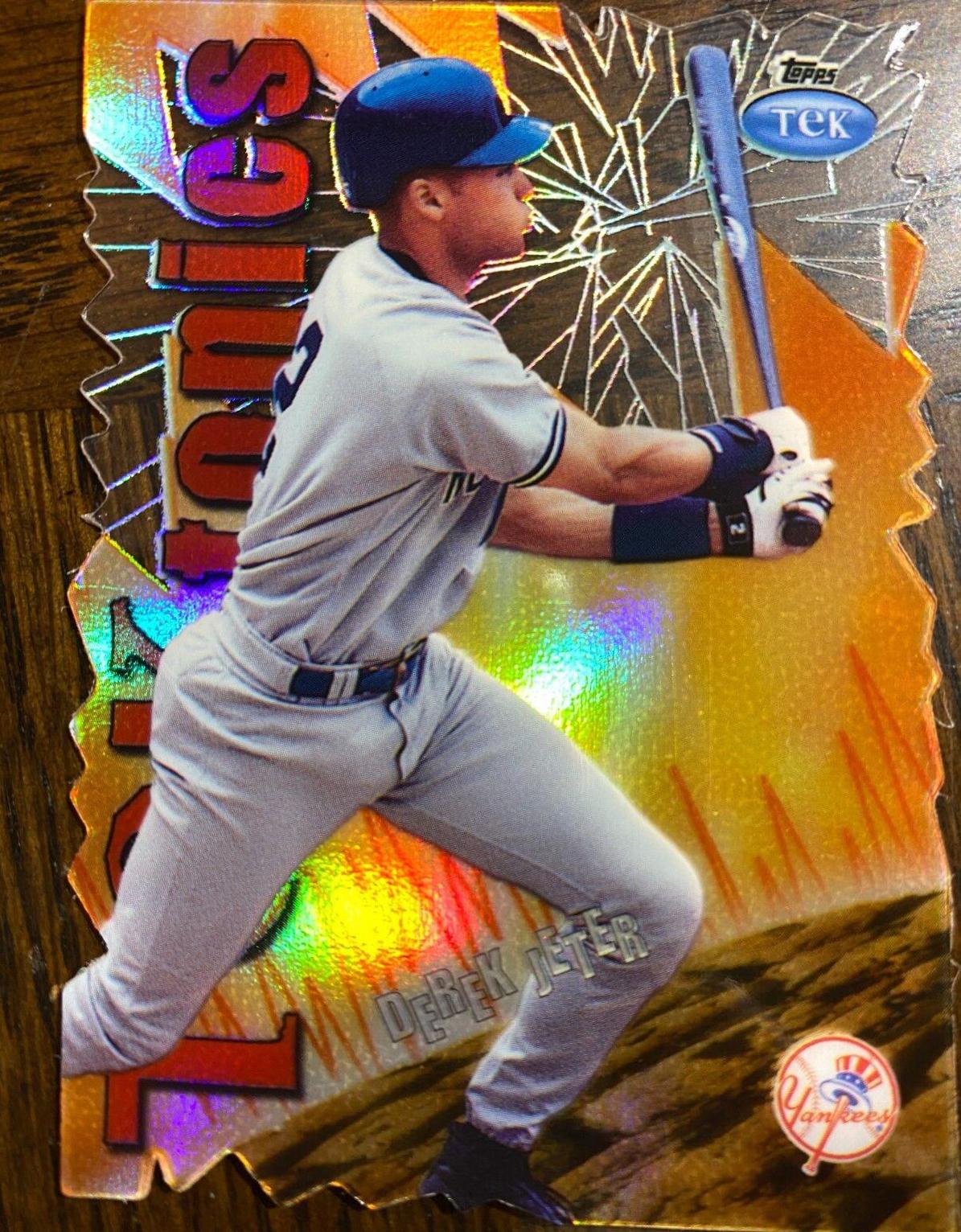 Derek Jeter #TT1 Baseball Cards 2000 Topps Tek Tektonics