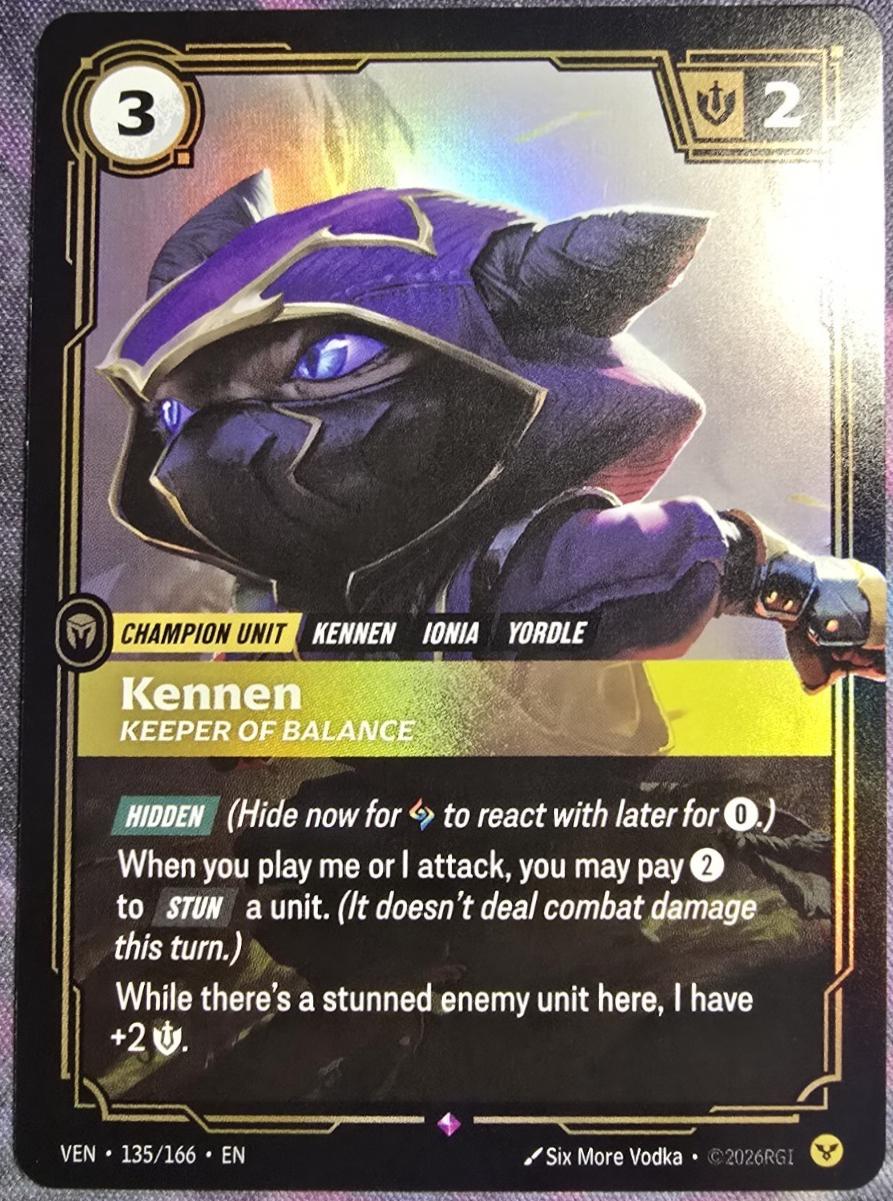 Kennen, Keeper of Balance [Foil] #135 Prices | Riftbound Vendetta