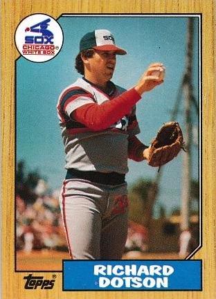 Richard Dotson #720 Baseball Cards 1987 Topps