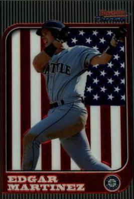 Edgar Martinez #34 Baseball Cards 1997 Bowman Chrome International