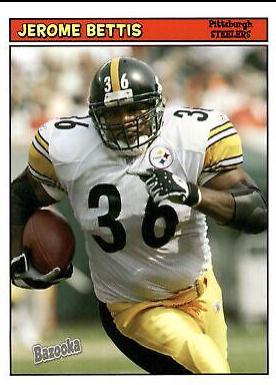 Jerome Bettis #36 2005 Bazooka Football