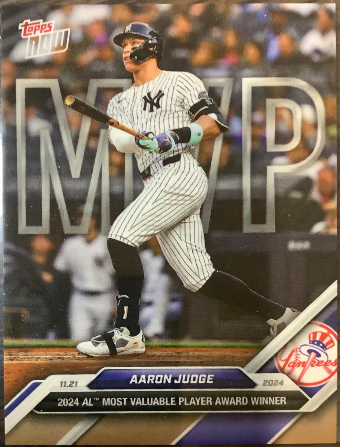 Aaron Judge MVP #OS-5 Baseball Cards 2024 Topps Now