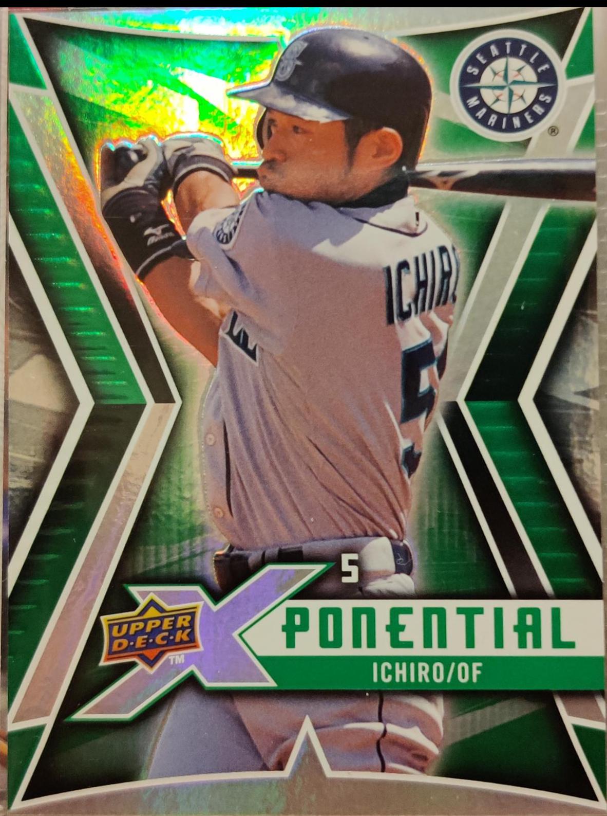 Ichiro #X5-IS Baseball Cards 2009 Upper Deck X Xponential