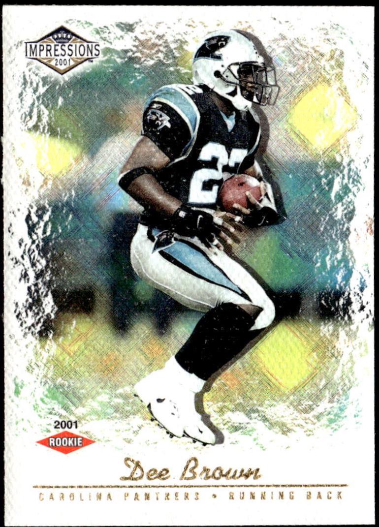 Dee Brown #156 2001 Pacific Impressions Football