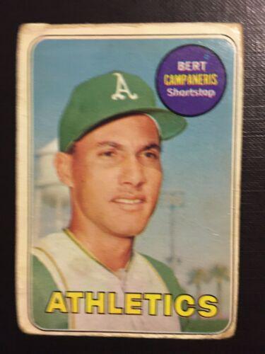 Bert Campaneris #495 Baseball Cards 1969 Topps