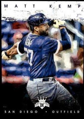Matt Kemp #107 2016 Panini Diamond Kings Baseball