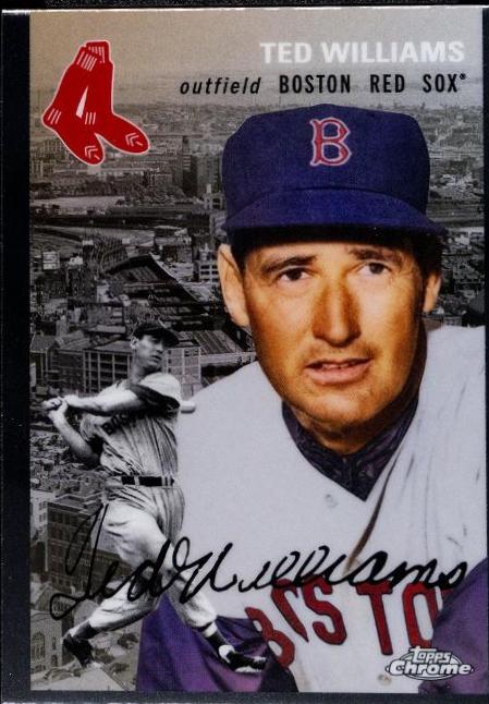 Ted Williams #54CV-10 Baseball Cards 2023 Topps Chrome Platinum Anniversary Chrome City