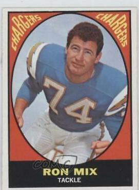 Ron Mix #125 Football Cards 1967 Topps