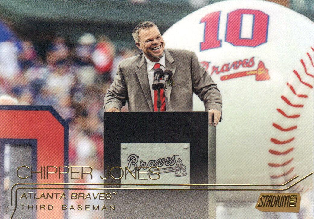 Chipper Jones #53 Baseball Cards 2015 Stadium Club