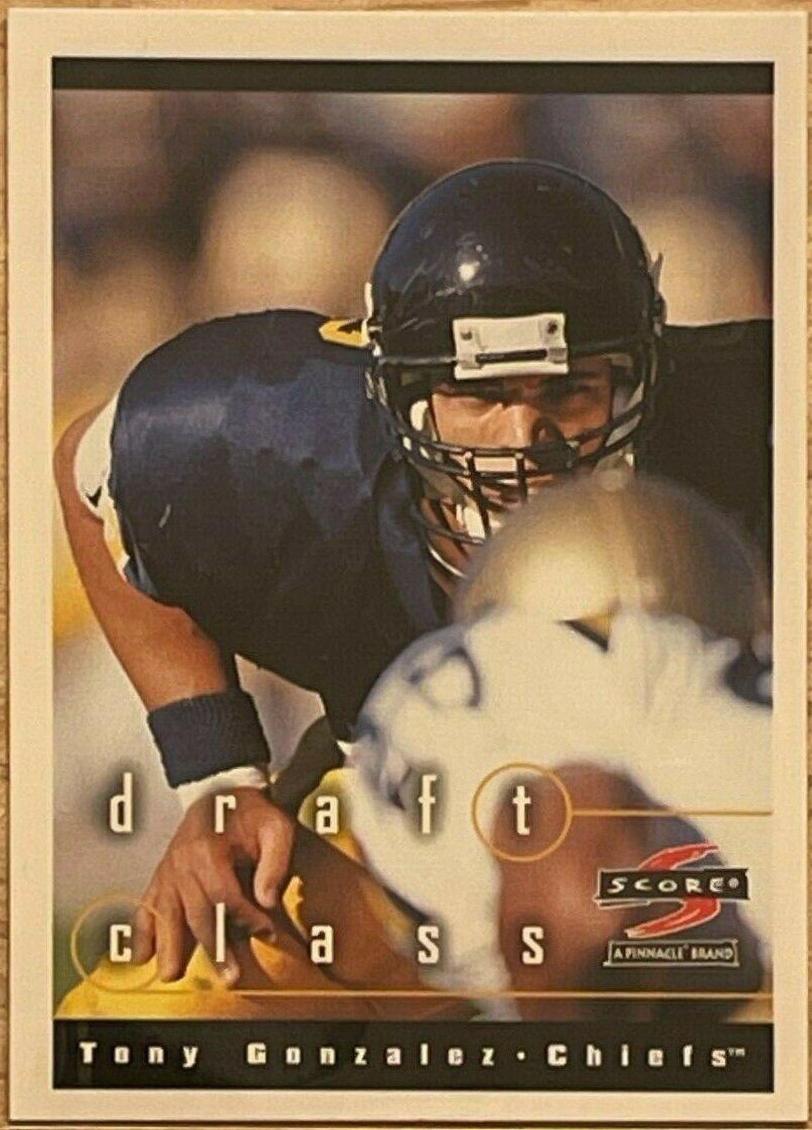 Tony Gonzalez #289 Football Cards 1997 Panini Score