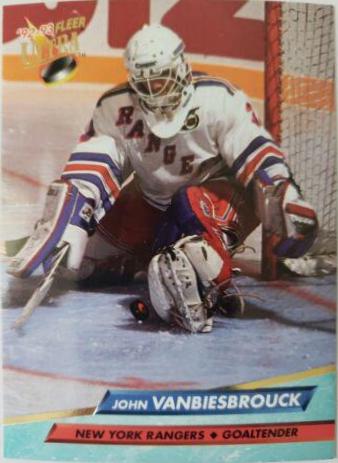 John Vanbiesbrouck #144 Hockey Cards 1992 Ultra