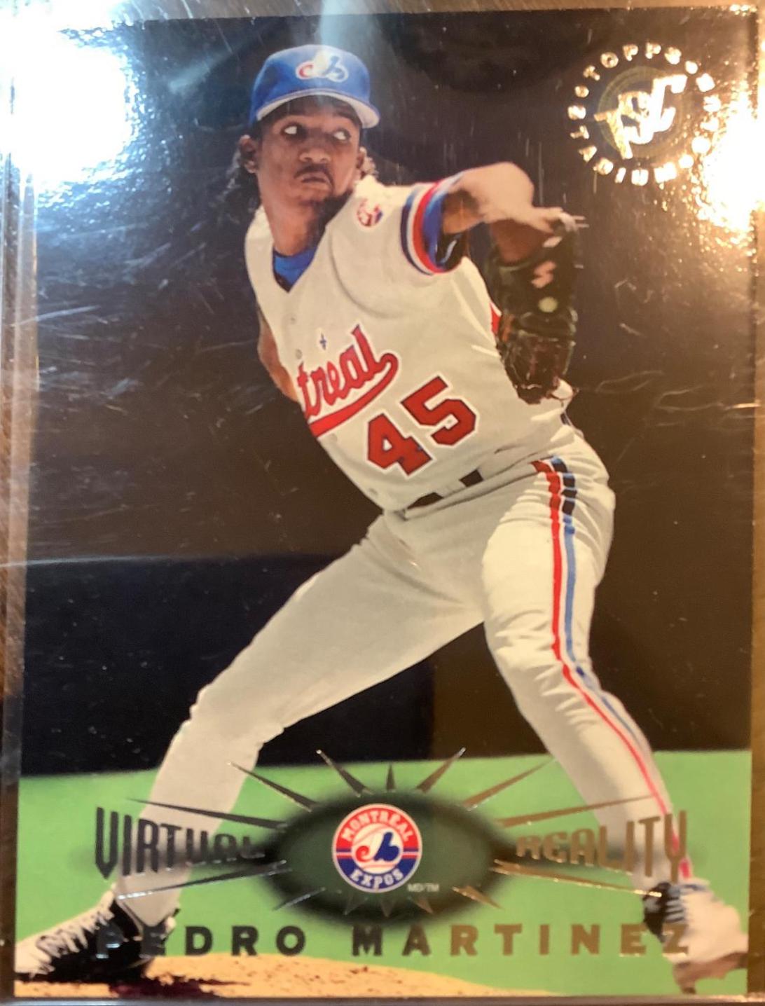 Pedro Martinez #265 Baseball Cards 1995 Stadium Club Virtual Reality