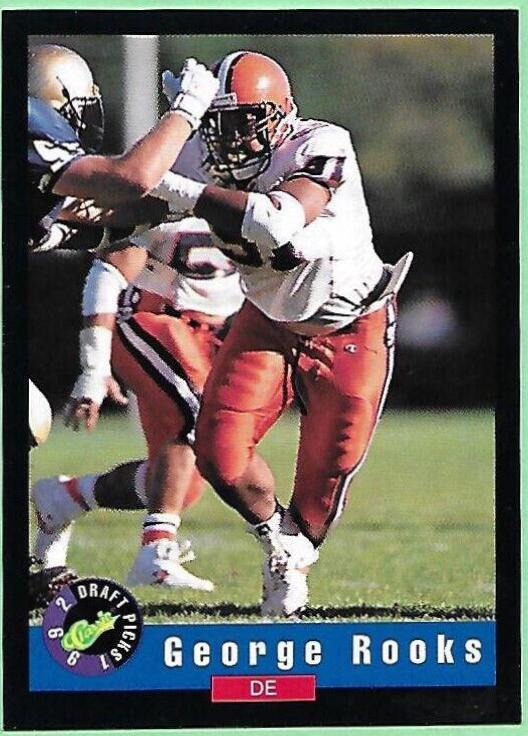 George Rooks #42 Football Cards 1992 Classic Draft Picks