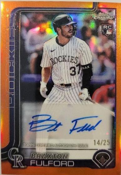 Braxton Fulford [Orange Refractor] #AC-BF