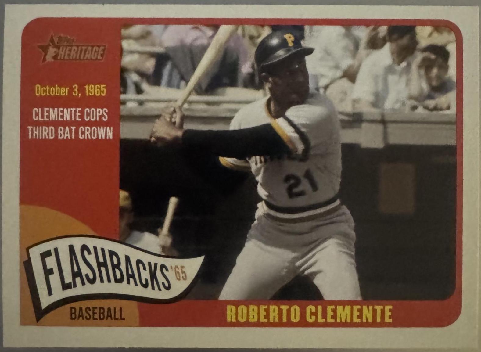 Roberto Clemente #BF-RC Baseball Cards 2014 Topps Heritage News Flashbacks