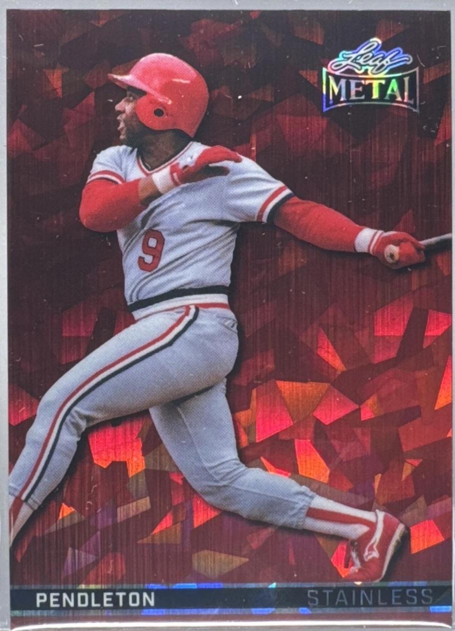 Terry Pendleton #SB-61 2026 Leaf Metal Stainless Baseball