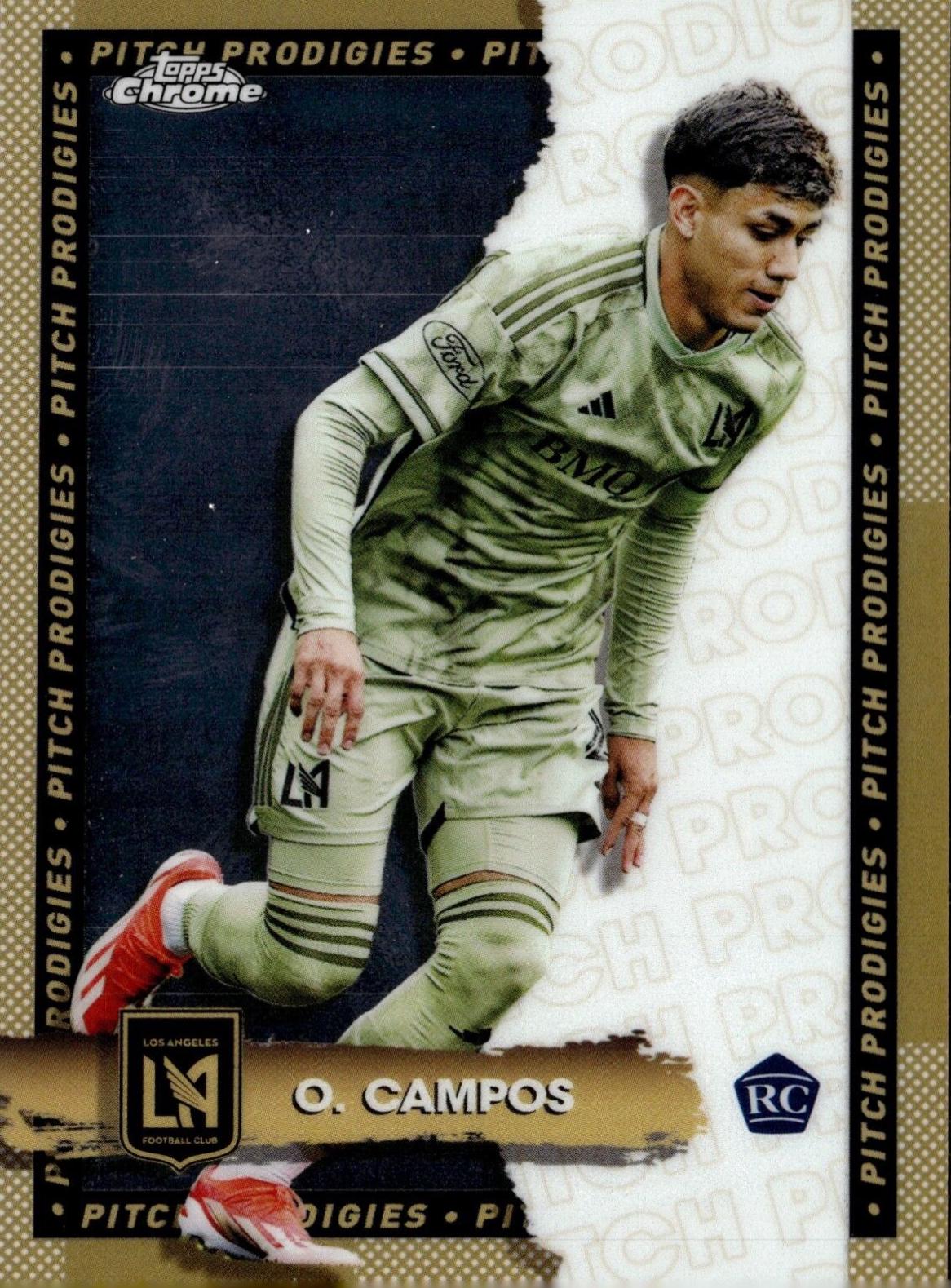 Omar Campos #191 Soccer Cards 2024 Topps Chrome MLS