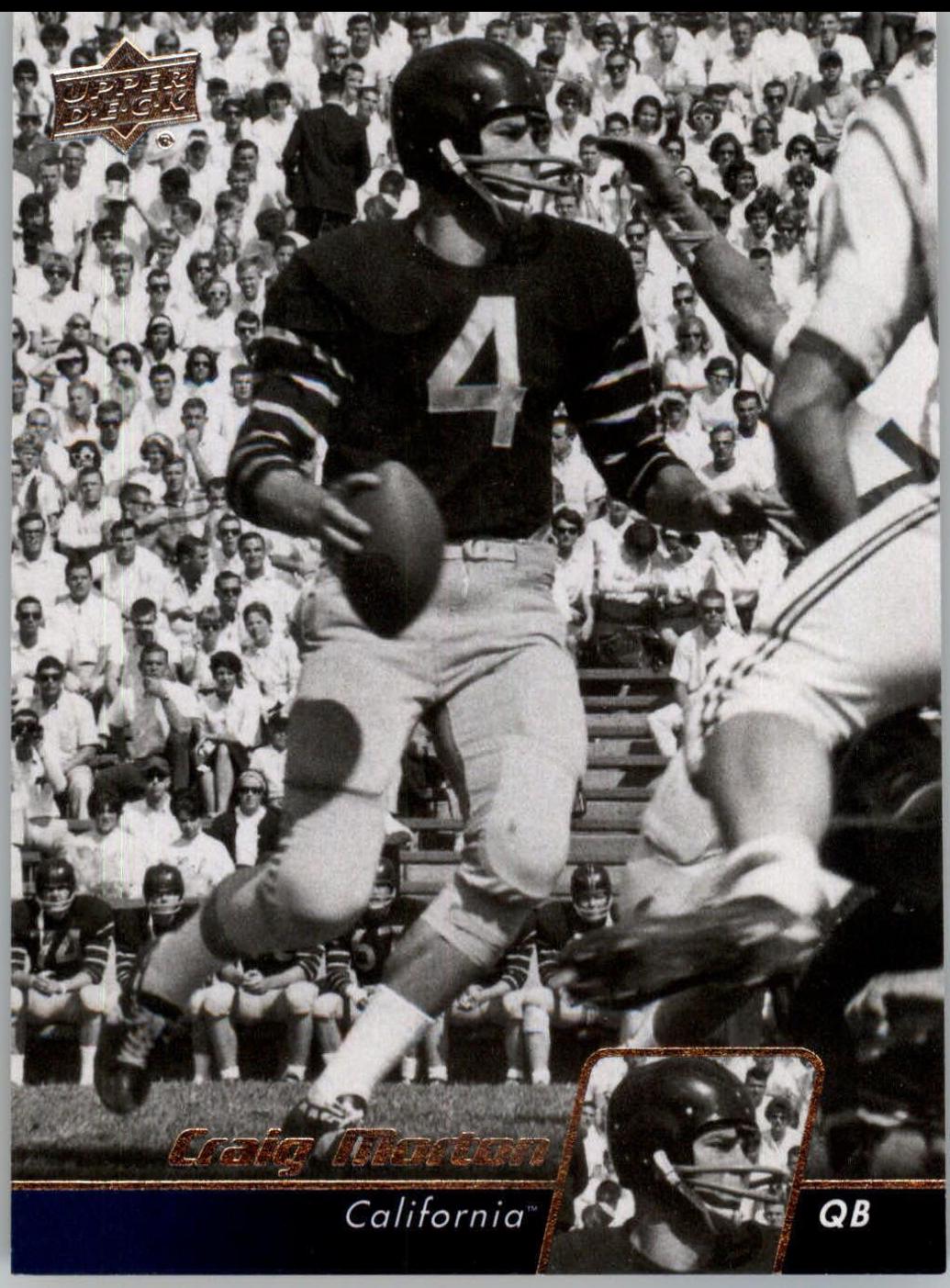 Craig Morton #16 Football Cards 2011 Upper Deck