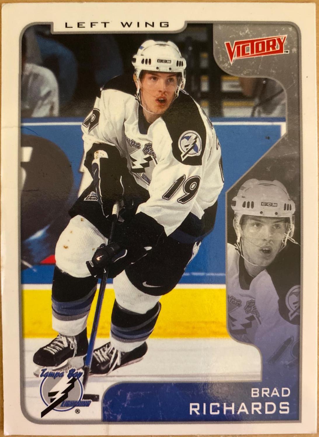 Brad Richards #316 Hockey Cards 2001 Upper Deck Victory