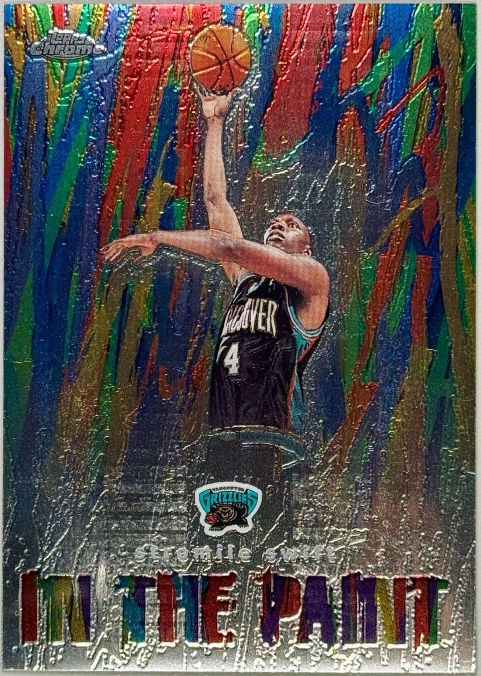 Stromile Swift #IP10 Basketball Cards 2000 Topps Chrome in the Paint