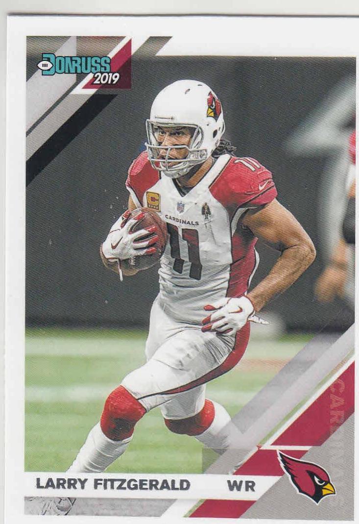 Larry Fitzgerald #10 Football Cards 2019 Donruss
