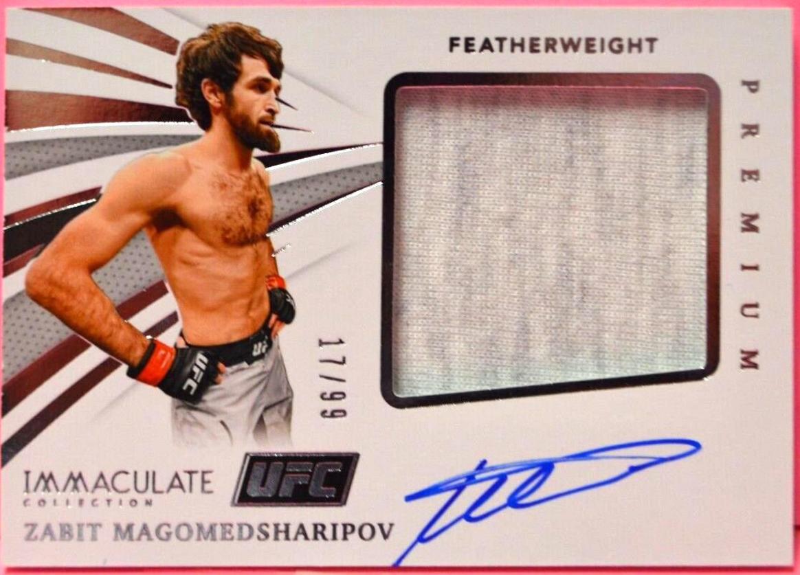 Zabit Magomedsharipov Ufc Cards 2021 Panini Immaculate UFC Premium Memorabilia Autographs