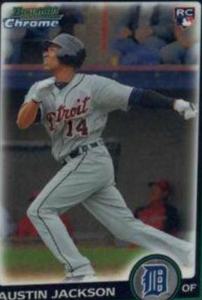 Austin Jackson #BDP10 Baseball Cards 2010 Bowman Chrome Draft Picks