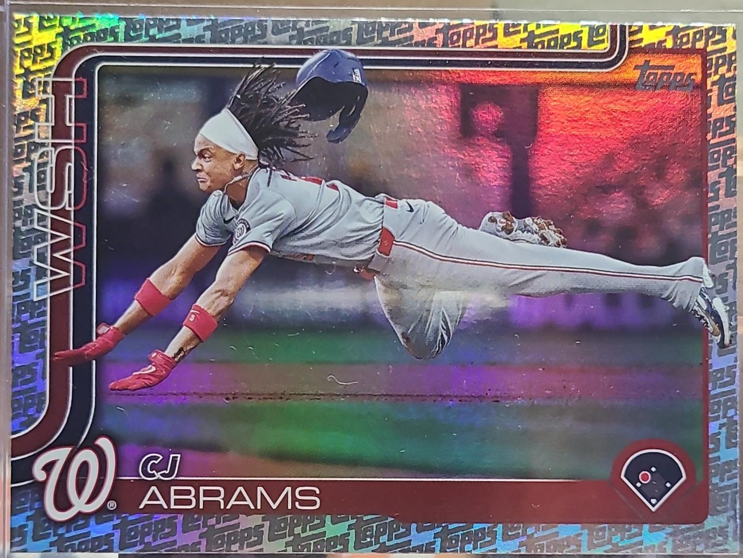 CJ Abrams [Foilfractor] (2025 Topps)