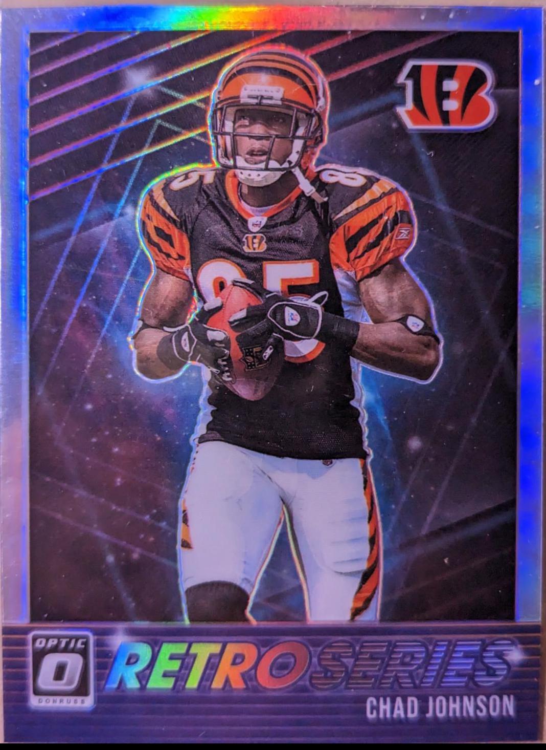 Chad Johnson #RS-CJ Football Cards 2021 Panini Donruss Optic Retro Series