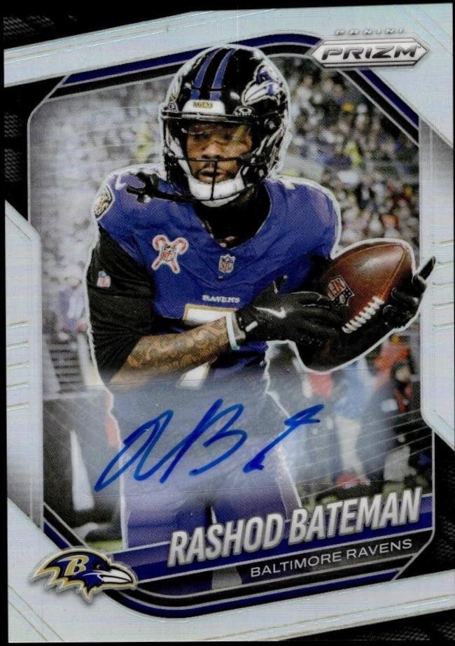 2025 Panini Prizm Rashod Bateman [Silver Autograph] #273 card