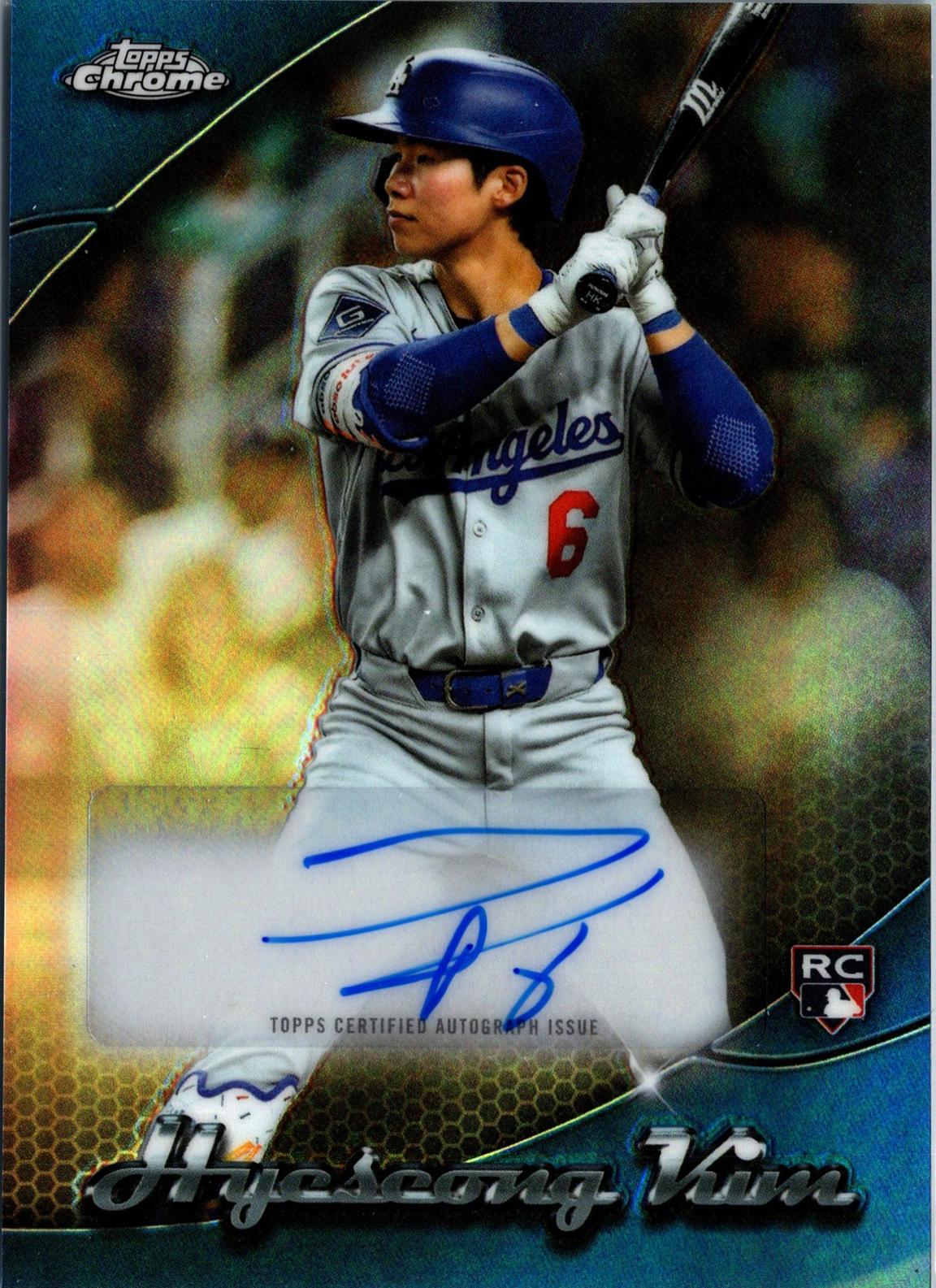 Hyeseong Kim #CHRU-HK 2025 Topps Chrome Update Chromeography Baseball