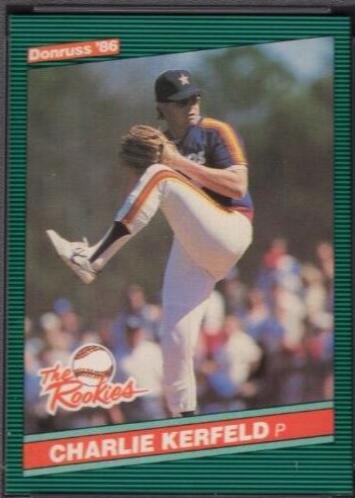 Charlie Kerfeld #6 Baseball Cards 1986 Donruss Rookies