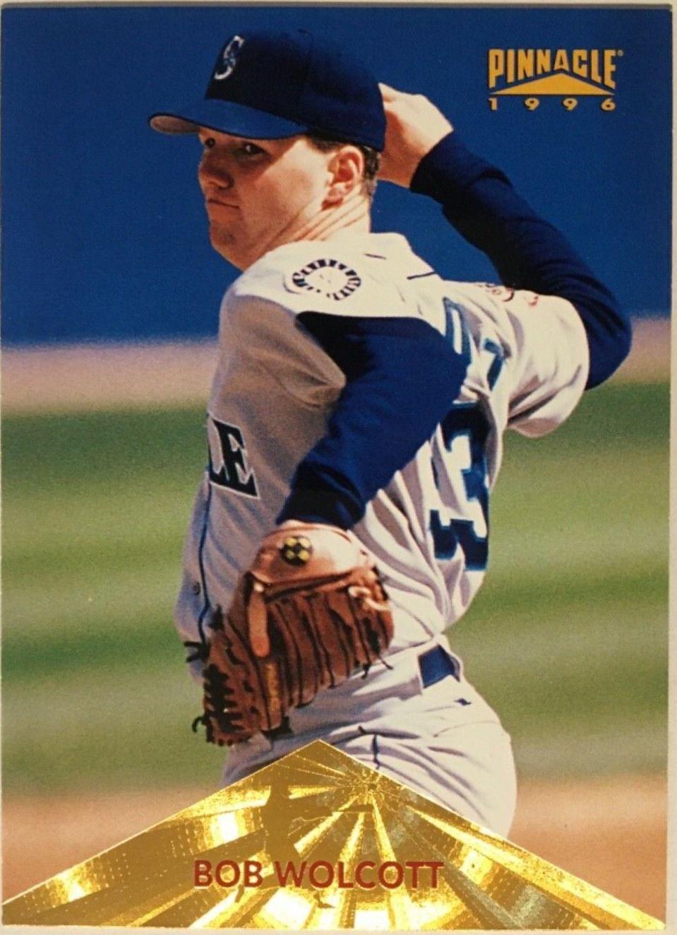 bob wolcott #184 Baseball Cards 1996 Pinnacle