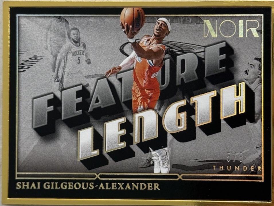 Shai Gilgeous-Alexander #255 2024-25 Panini Noir Basketball