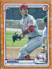 Carson Ragsdale [Orange] #BD-145 Baseball Cards 2020 Bowman Draft Prices